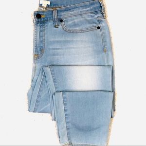 J. Crew Light Wash Skinny/Straight Leg Jeans | 30
